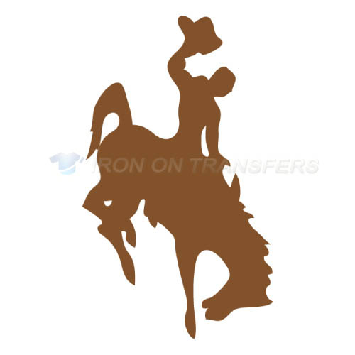 Wyoming Cowboys Logo T-shirts Iron On Transfers N7067
